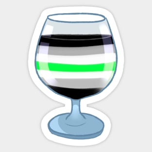 Agender cocktail #4 Sticker